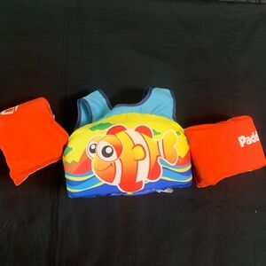 Kids Swim Vest - Colorful Fish Design